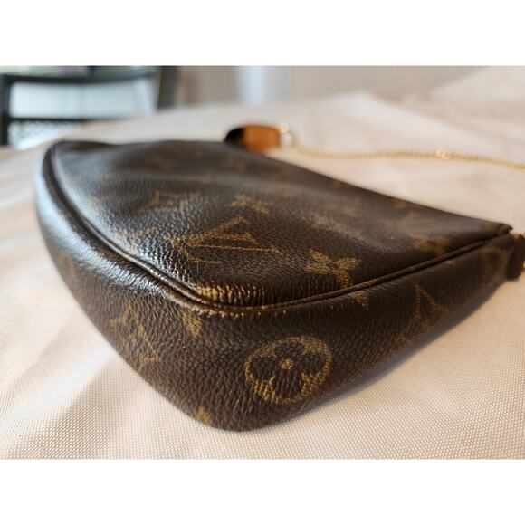 Louis Vuitton Monogram Pochette Accessoires Brown Shoulder Bag Y2K Style - Picture 15 of 15